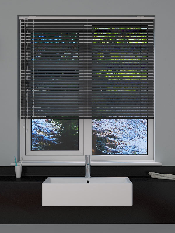 Dark Grey Venetian Blind