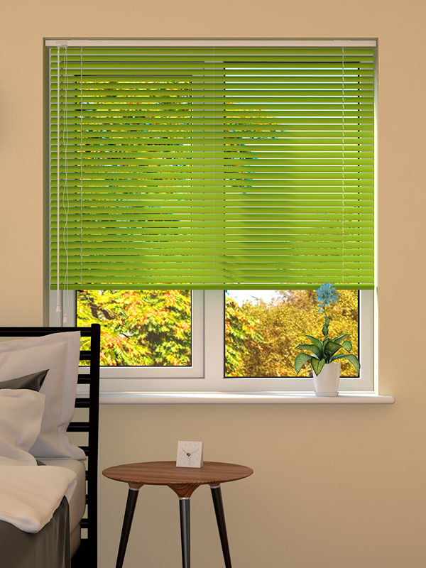 Apple Green Venetian Blind