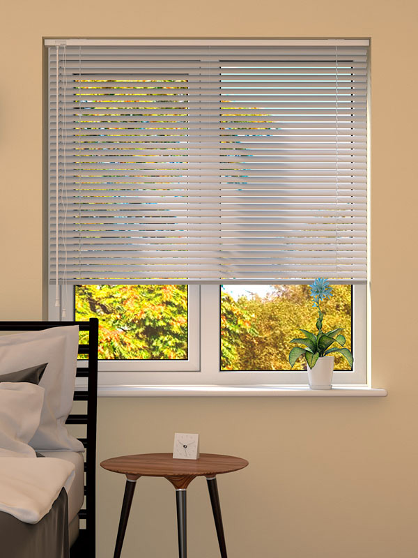 Silver Venetian Blind