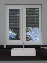 Dark Grey Sparkle Perfect Fit Venetian Blind