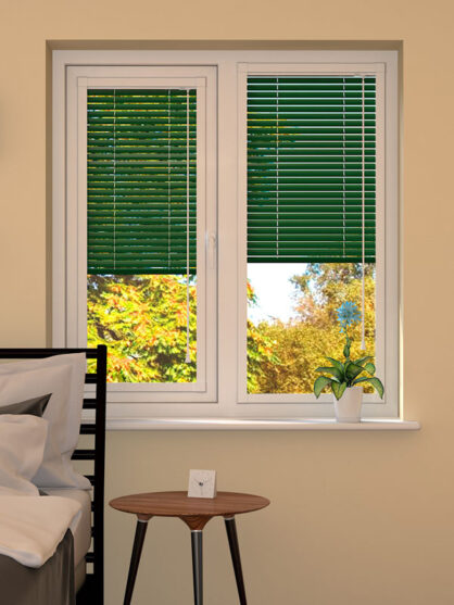 Hunter Green Perfect Fit Venetian Blind