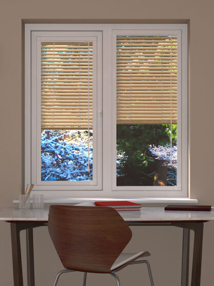 Metallic Gold Perfect Fit Venetian Blind