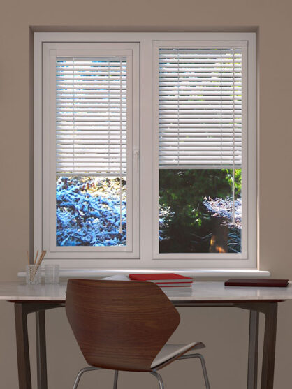Matte White Perfect Fit Venetian Blind