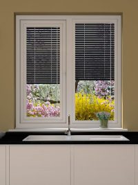 Hammered Black Perfect Fit Venetian Blind