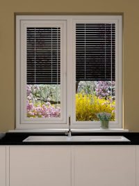 Black Perfect Fit Venetian Blind