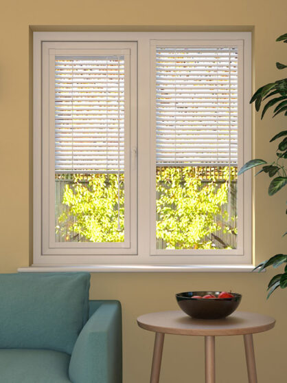 Brilliant Matte White Perfect Fit Venetian Blind