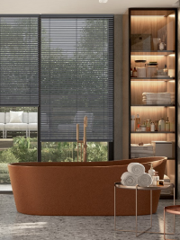 Pearl Black Venetian Blind
