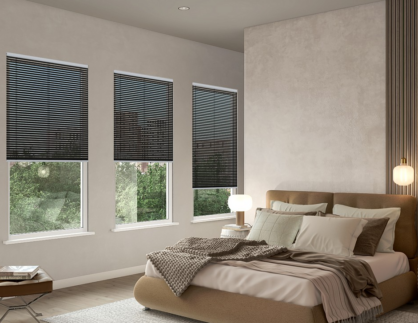 Hammered Black Venetian Blind