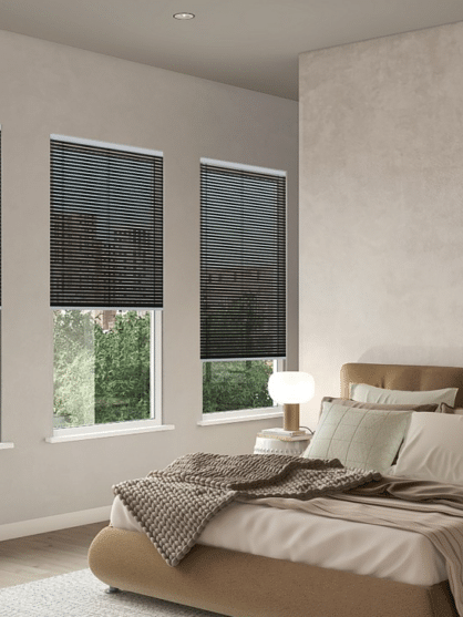 Hammered Black Venetian Blind