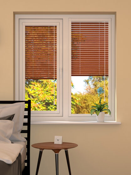Wood Effect Rowan Perfect Fit Venetian Blind