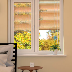 Wood Effect Beech Perfect Fit Venetian Blind