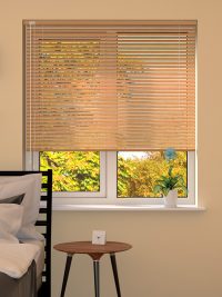 Wood Effect Beech Aluminium Venetian Blind