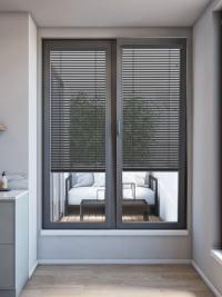 Dark Grey Venetian Blind