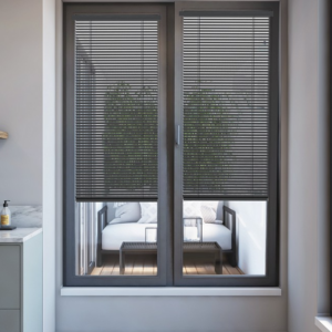 Dark Grey Venetian Blind