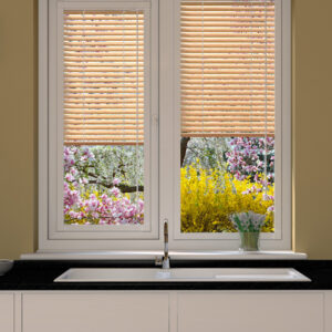 Wood Effect Maple Perfect Fit Venetian Blind