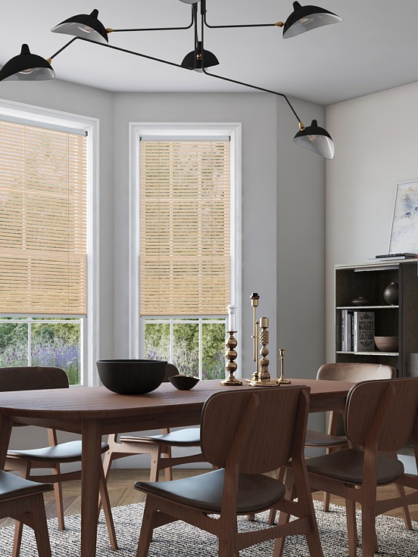 Wood Effect Maple Aluminium Venetian Blind