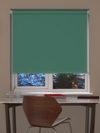 Teal Blackout Roller Blind