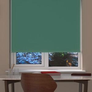 Teal Blackout Roller Blind