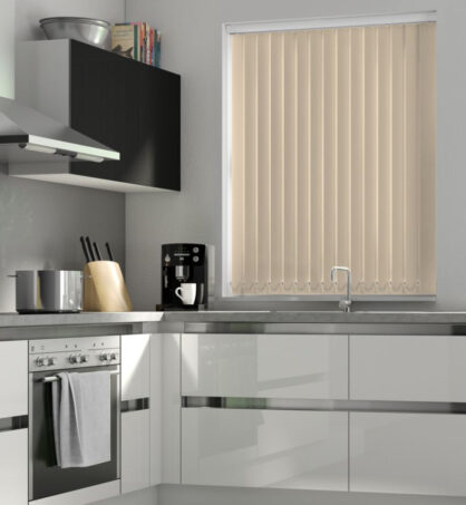 Beige Blackout Vertical Blind