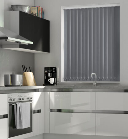Charcoal Blackout Vertical Blind