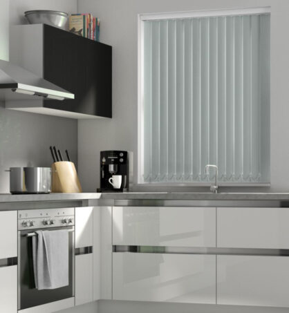 Grey Blackout Vertical Blind