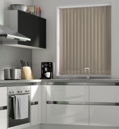 Oatmeal Blackout Vertical Blind