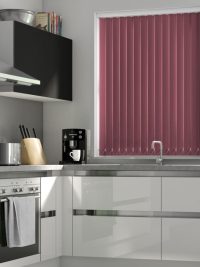 Wine Blackout Vertical Blind