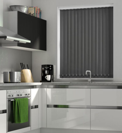 Black Vertical Blind
