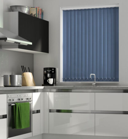 Navy Vertical Blind