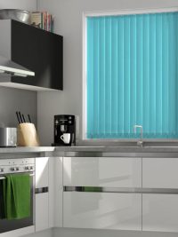Teal Vertical Blind