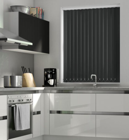 Black Blackout Vertical Blind – FR