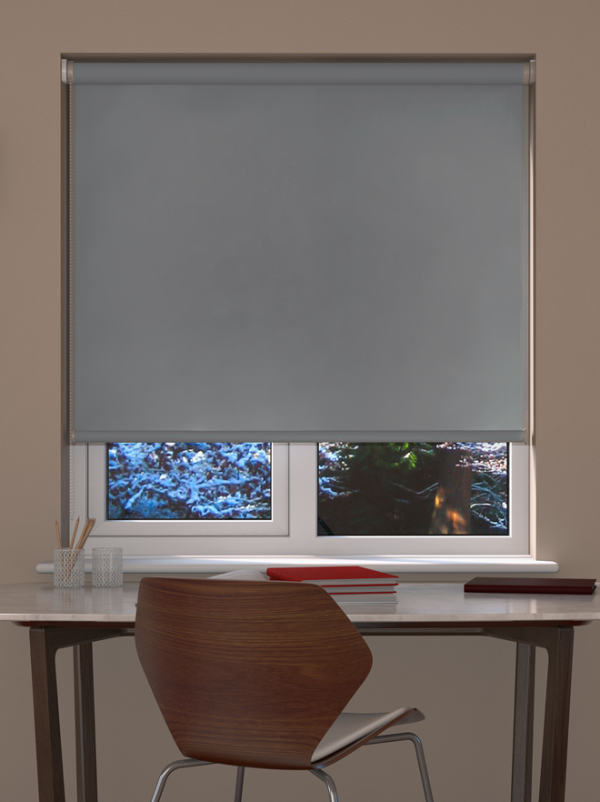 Charcoal Roller Blind Made to Measure from £8.99