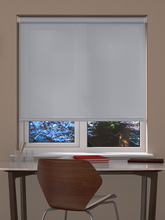 Grey Roller Blind Made to Measure from £9.50