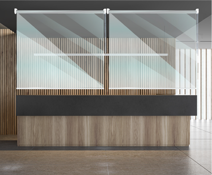 Clear COVID 19 Roller Blind Made to Measure from £67 20 Clear COVID 19 Roller Blind Made to Measure from £67 20