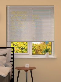 Silver Venetian Blinds