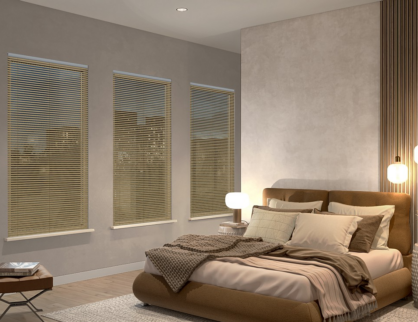 Wood Effect Pine Aluminium Venetian Blind