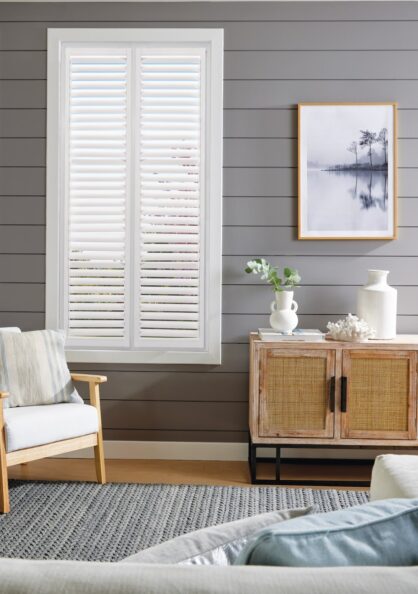 Arctic White Perfect Fit Shutters Lite