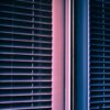 silver vinyl blinds